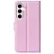  Samsung Galaxy S24 Plus Fodral Litchi Textur Ljus Rosa - Teknikhallen.se