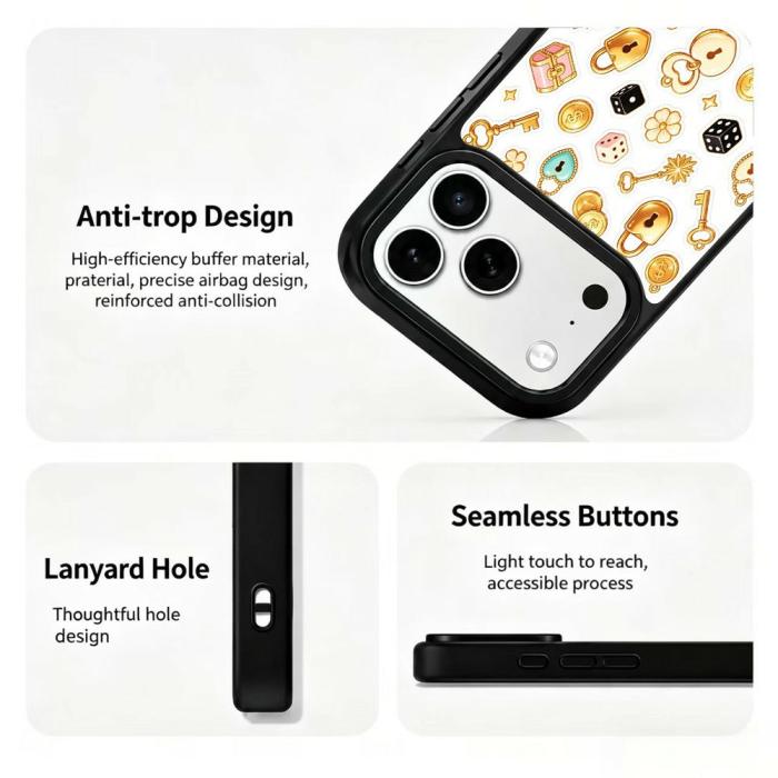 Bild 3,  iPhone 18 Pro Max/17 Pro Max MagSafe UV-Mönster Flerfärgad - Teknikhallen.se