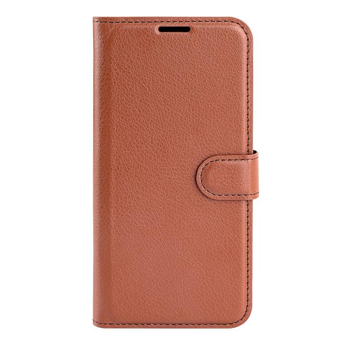 Bild 4,  Xiaomi 17T Pro Fodral Litchi Läder Brun - Teknikhallen.se