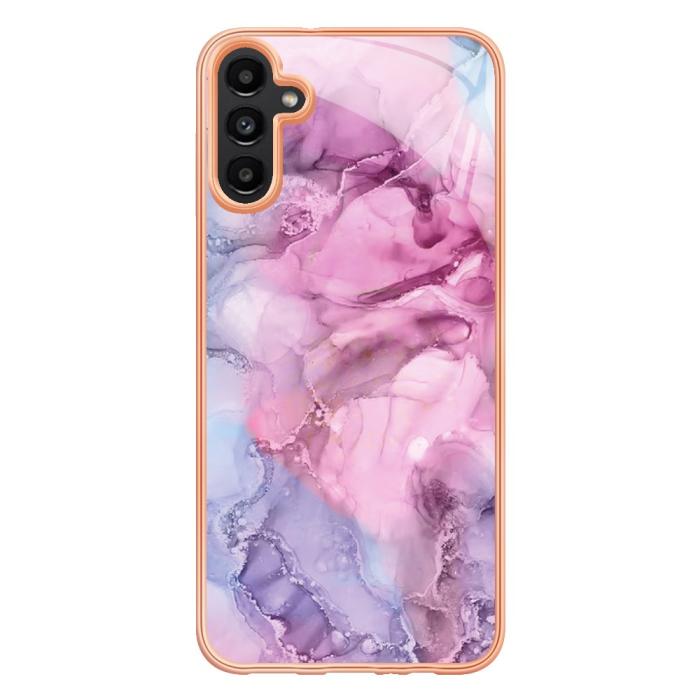 Bild 2,  Samsung Galaxy A34 5G Skal Marmor TPU Rosa - Teknikhallen.se