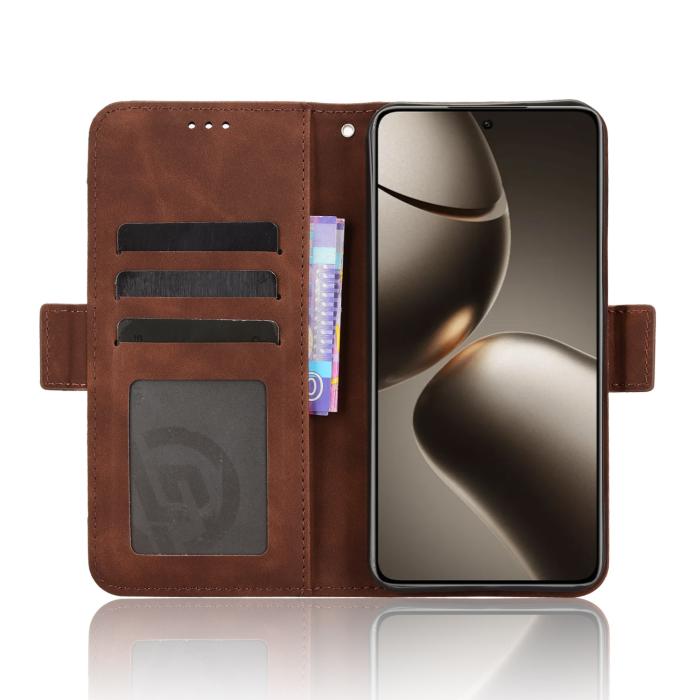 Bild 6,  Xiaomi 15T Fodral Med Avtagbart Kortfack Brun - Teknikhallen.se