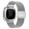  Fitbit Versa 4/Sense 2 Klockarmband Milanese Silver - Teknikhallen.se