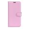  OnePlus 10 Pro 5G Fodral Litchi Textur Ljus Rosa - Teknikhallen.se