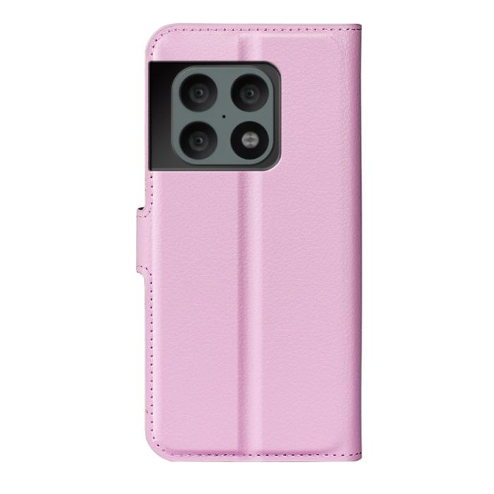 Bild 3,  OnePlus 10 Pro 5G Fodral Litchi Textur Ljus Rosa - Teknikhallen.se