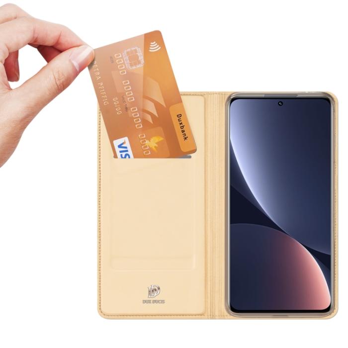 Bild 5, DUX DUCIS DUX DUCIS Xiaomi 12 Pro Fodral Skin Pro Guld - Teknikhallen.se