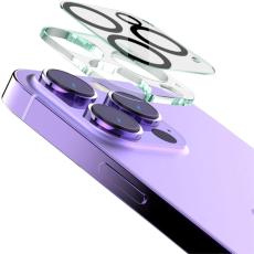 IMAK IMAK iPhone 16 Pro/16 Pro Max Linsskydd H&auml;rdat Glas - Teknikhallen.se