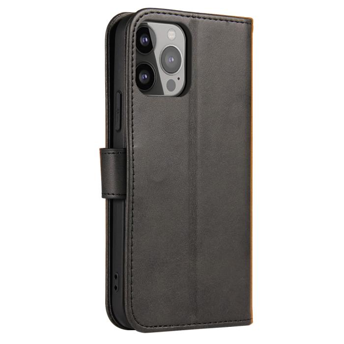 Bild 3,  iPhone 13 Pro Max Plånboksfodral Läder Svart - Teknikhallen.se