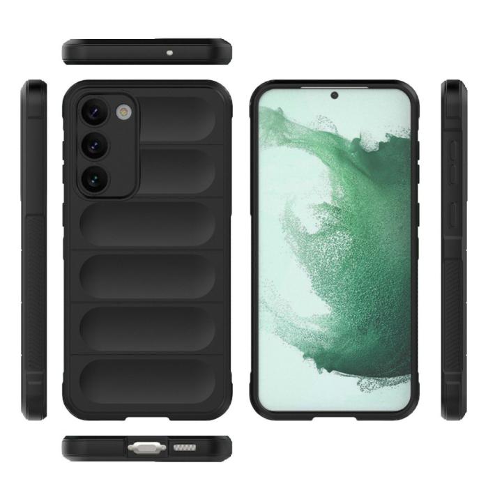 Bild 6,  Samsung Galaxy S23 Skal Magic Shield Mörk Grå - Teknikhallen.se