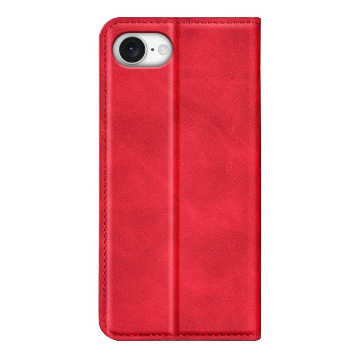 Bild 6,  iPhone 17e / 16e Fodral Flip Skin Touch Röd - Teknikhallen.se