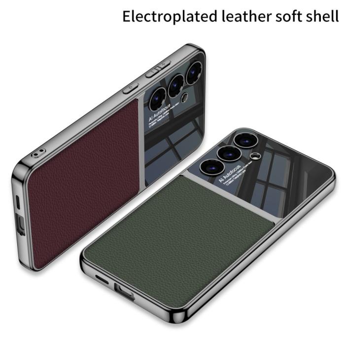 Bild 6, GKK GKK Galaxy S24 Plus Skal Hybrid Läder Kolfiber Textur - Teknikhallen.se