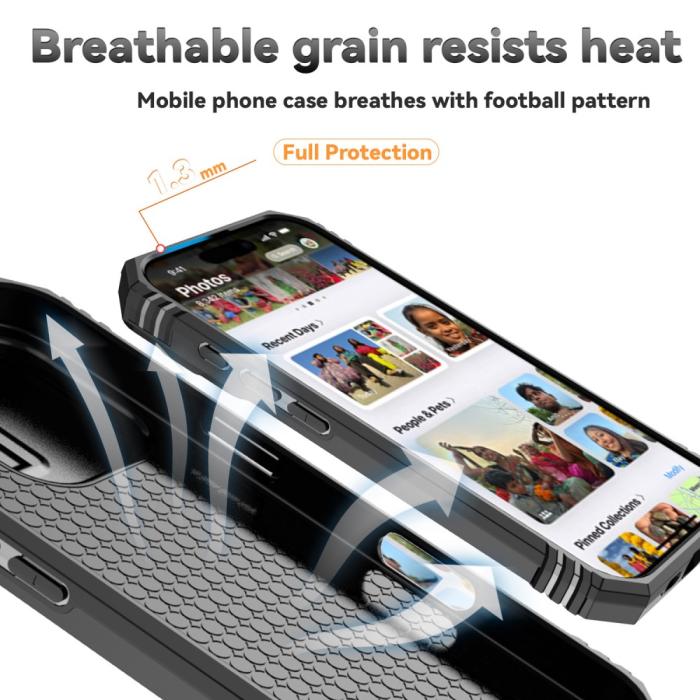 Bild 4,  iPhone 16 Pro Skal CamShield Ring Hybrid Svart - Teknikhallen.se