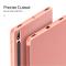 DUX DUCIS DUX DUCIS Galaxy Tab S9 Plus Fodral DOMO Tri-Fold Roséguld - Teknikhallen.se