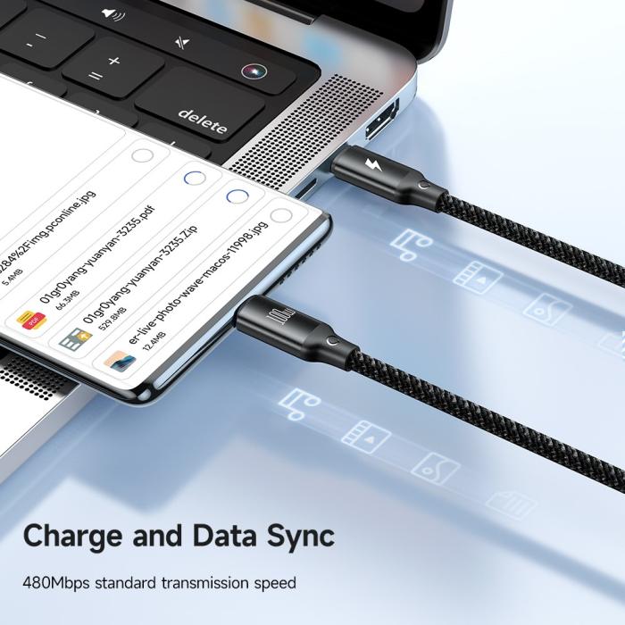 Bild 5, MCDODO Mcdodo 1.2m 3in1 USB-C Till USB-C 100W/Lightning/Apple Watch - Teknikhallen.se