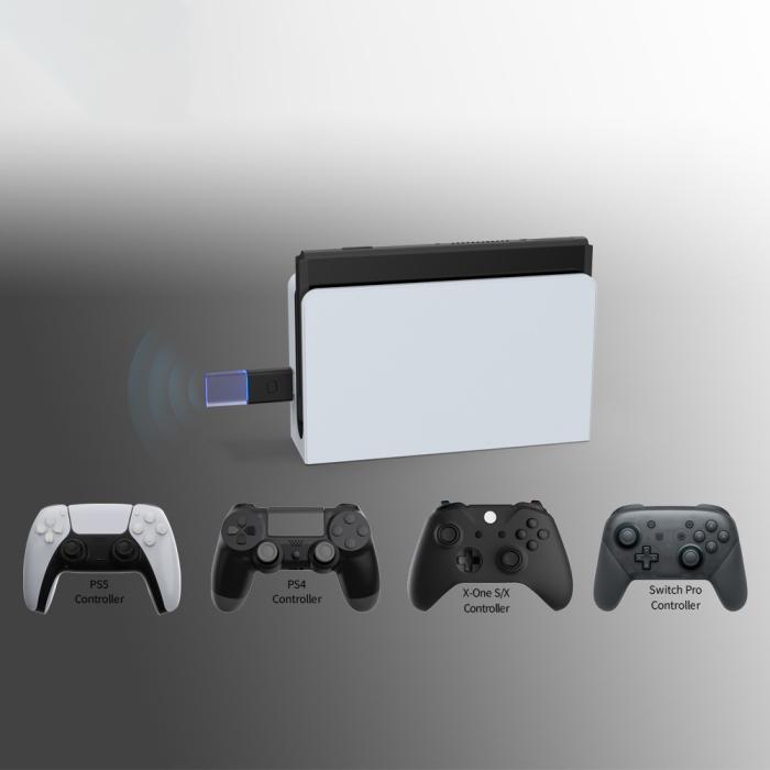 Bild 6, DOBE DOBE Bluetooth 5.0 Mottagare för Xbox/Nintendo/PS Spelkonsol - Teknikhallen.se