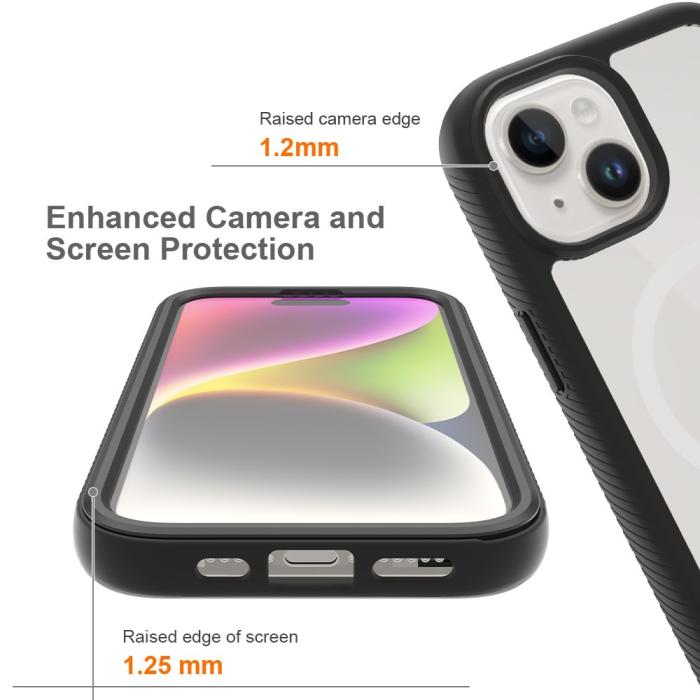 Bild 5,  iPhone 15 Skal MagSafe 360 Defense Svart - Teknikhallen.se