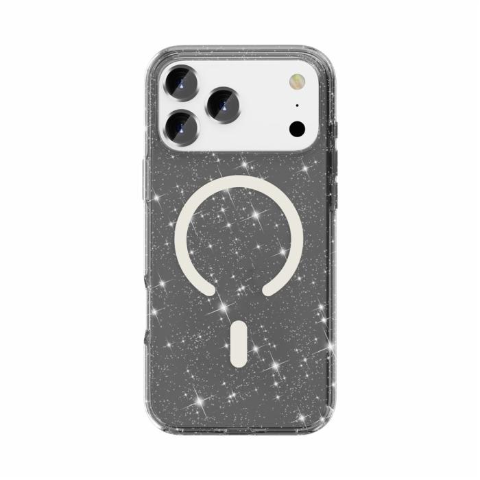 Bild 6,  iPhone 17 Pro Max Skal MagSafe Glitter Svart - Teknikhallen.se