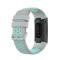  Fitbit Charge 4/3 Silikon Träningsarmband Grå/Cyan - Teknikhallen.se