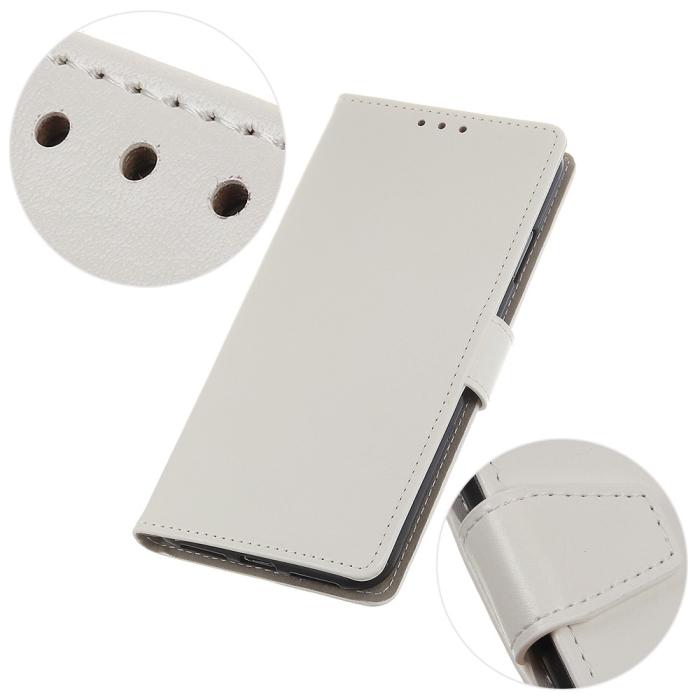 Bild 3,  Samsung Galaxy S21 Plus - Crazy Horse Fodral - Vit - Teknikhallen.se
