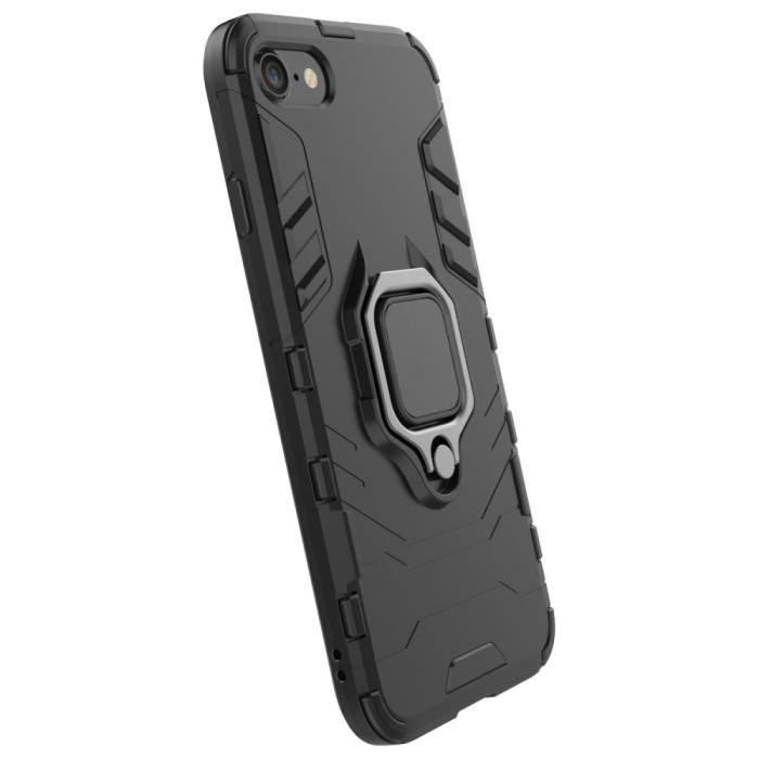 Bild 6,  iPhone 7/8/SE (2020/2022) - Hybrid Ring Skal - Svart - Teknikhallen.se