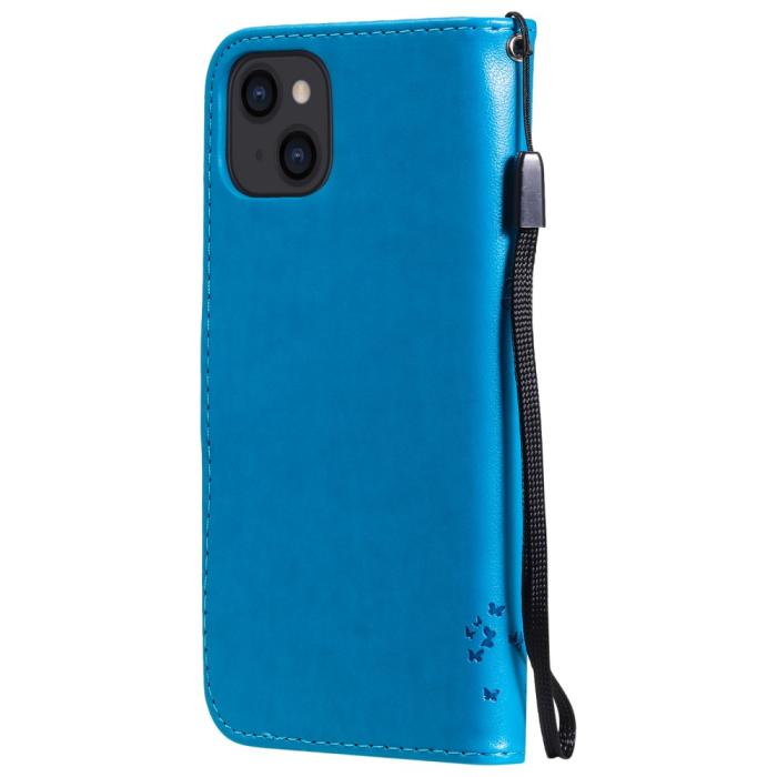 Bild 3,  iPhone 13 Mini - Fodral Med Tryck - Blå - Teknikhallen.se