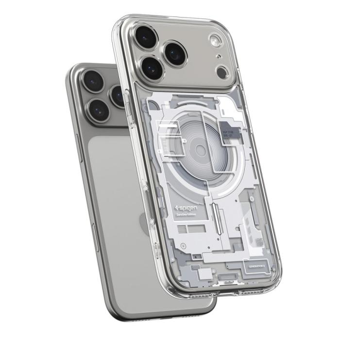 Bild 5, Spigen Spigen iPhone 17 Pro Max Skal MagSafe Ultra Hybrid Zero One Vit - Teknikhallen.se