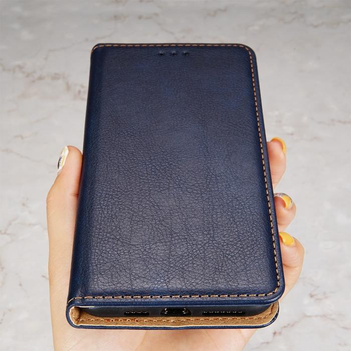 Bild 6,  Xiaomi Redmi Note 11 Pro 5G Fodral Vintage Flip Blå - Teknikhallen.se