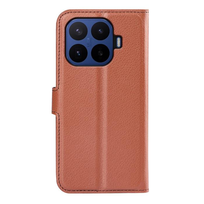 Bild 5,  Xiaomi 17T Pro Fodral Litchi Läder Brun - Teknikhallen.se