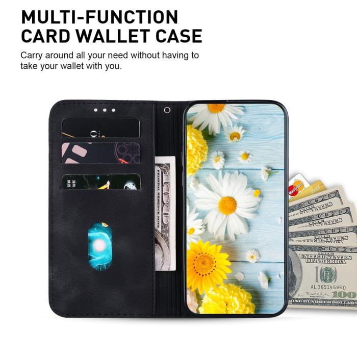 Bild 3,  Xiaomi 14 Fodral Blommigt Tryck Svart - Teknikhallen.se