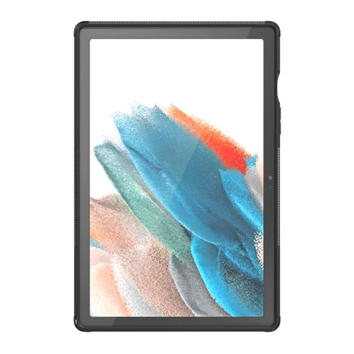 Bild 4,  Samsung Galaxy Tab A8 10.5 (2021) Skal Rugged Kickstand Armor Svart - Teknikhallen.se