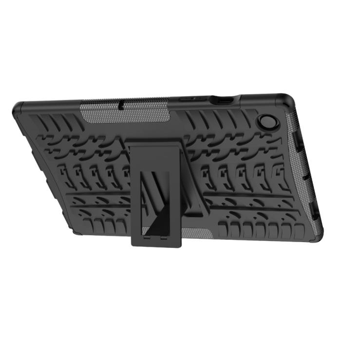 Bild 5,  Samsung Galaxy Tab A8 10.5 (2021) Skal Rugged Kickstand Armor Svart - Teknikhallen.se