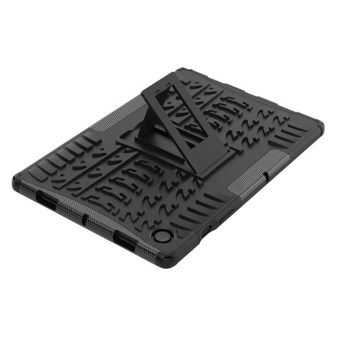 Bild 6,  Samsung Galaxy Tab A8 10.5 (2021) Skal Rugged Kickstand Armor Svart - Teknikhallen.se