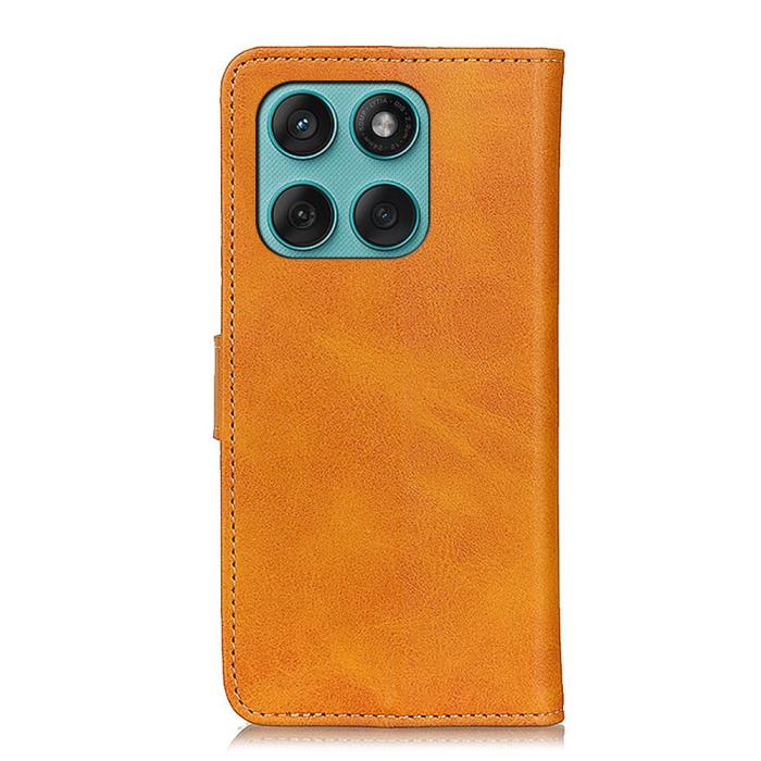Bild 6,  Motorola Edge 60 / 60 Fusion Fodral Läder Brun - Teknikhallen.se