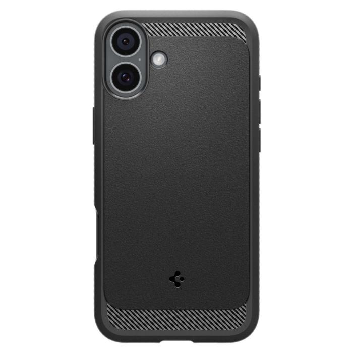 Bild 2, Spigen Spigen iPhone 16 Skal MagSafe Mag Rugged Armor Matt Svart - Teknikhallen.se