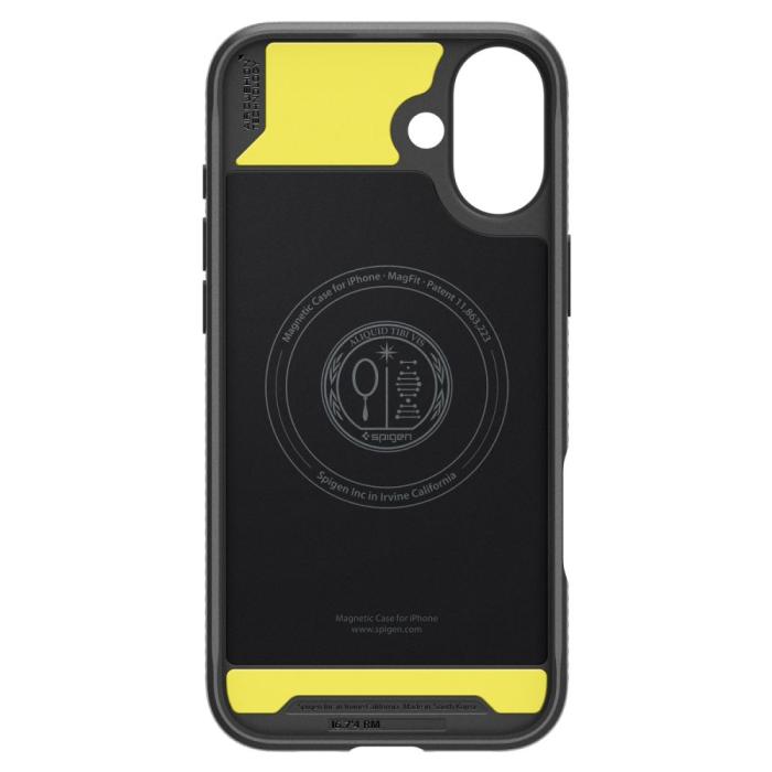 Bild 4, Spigen Spigen iPhone 16 Skal MagSafe Mag Rugged Armor Matt Svart - Teknikhallen.se