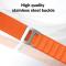  Fitbit Versa 4/Sense 2 Armband Justerbar Nylon Orange - Teknikhallen.se