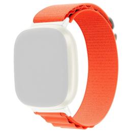  Fitbit Versa 4/Sense 2 Armband Justerbar Nylon Orange - Teknikhallen.se