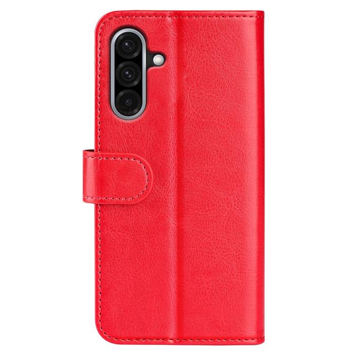 Bild 6,  Samsung Galaxy A36 5G/A56 5G Fodral Crazy Horse Läder Röd - Teknikhallen.se
