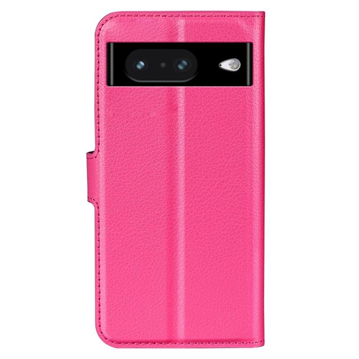 Bild 6,  Google Pixel 8 Fodral Litchi Textur Rosa - Teknikhallen.se