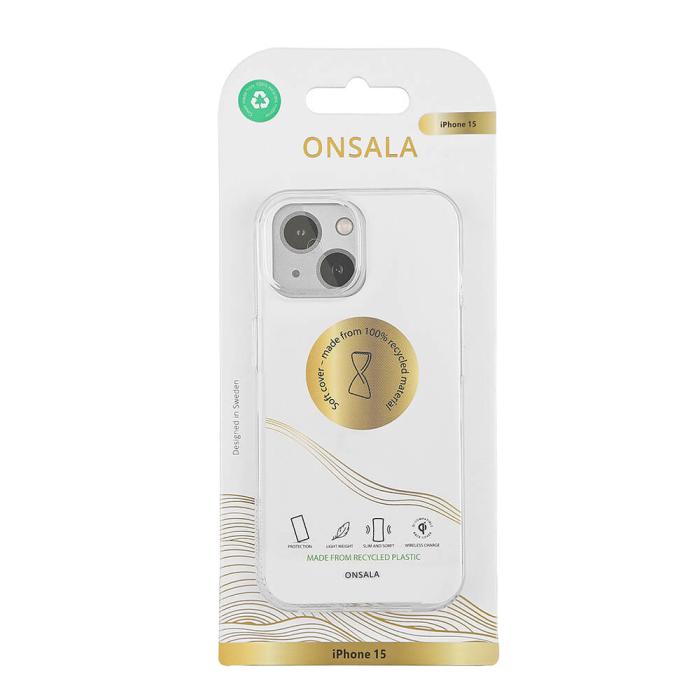 Bild 2, Onsala ONSALA iPhone 15 Skal ECO Transparent - Teknikhallen.se