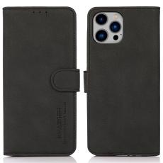 KHAZNEH KHAZNEH iPhone 16 Pro Fodral Matt L&auml;der Svart - Teknikhallen.se