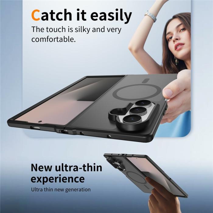 Bild 5,  Samsung Galaxy Z Fold 8 Ultra Skal MagSafe TPU Svart - Teknikhallen.se