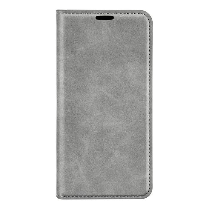 Bild 5,  iPhone 17e / 16e Fodral Flip Skin Touch Grå - Teknikhallen.se