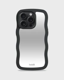 holdit holdit iPhone 15 Pro Skal Wavy Black Mirror - Teknikhallen.se