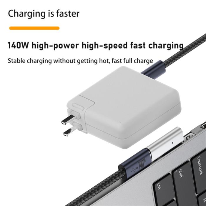 Bild 3,  140W MacBook Adapter MagSafe 3 till USB-C Snabbladdning - Teknikhallen.se