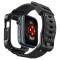 Spigen Spigen Apple Watch 7/8 45 mm Skal/Armband Tough Armor Metal Black - Teknikhallen.se