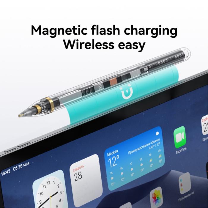 Bild 3, USAMS USAMS iPad Active Stylus Penna Med Magnetisk Laddning - Teknikhallen.se