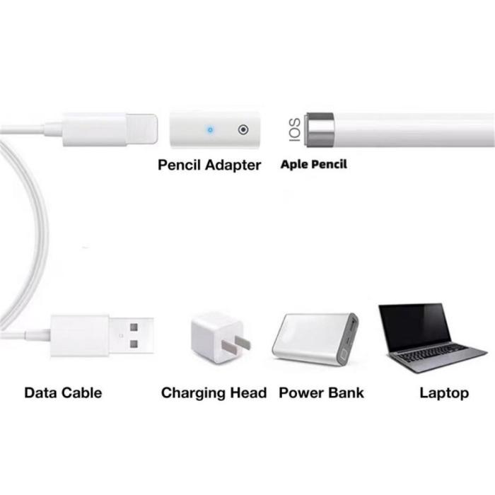 Bild 3,  Lightning Hona - Lightning Hona Adapter För Apple Pencil 1st Gen - Teknikhallen.se