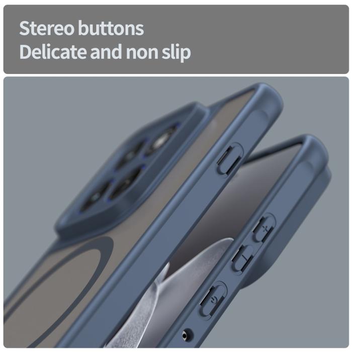Bild 5,  Motorola Edge 70 Skal MagSafe Hybrid Blå - Teknikhallen.se