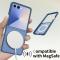  Samsung Galaxy Z Flip 7 Skal MagSafe Skin Touch Blå - Teknikhallen.se