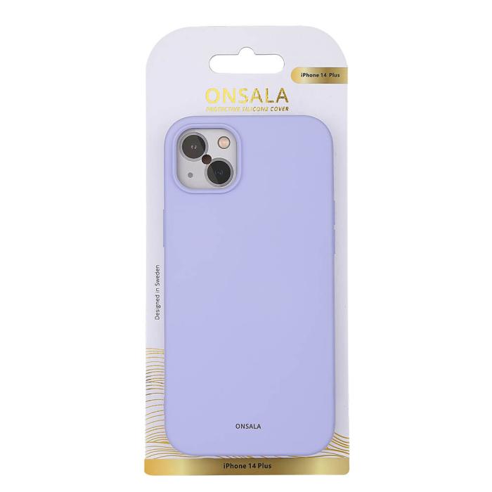 Bild 2, Onsala ONSALA iPhone 14 Plus Mobilskal Silikon Lila - Teknikhallen.se